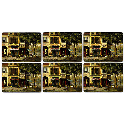 Pimpernel Parisian Scene Placemats, Set of 6 Pimpernel Parisian Scene Placemats, Set of 6